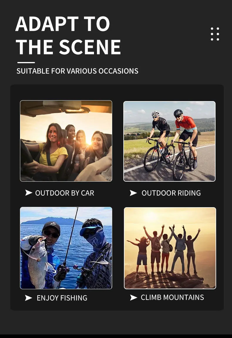 TAGION Polarized Sunglasses – UV400 Protection for Outdoor Sports & Driving