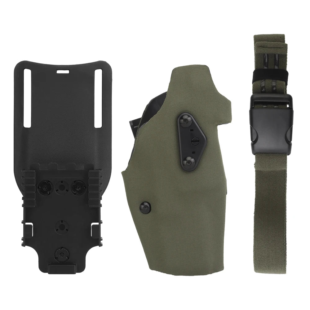 SmartGearPros OPHIDIANTAC Light Quick Release Pistol Holster - G17 X300 QLS Belt Fork System