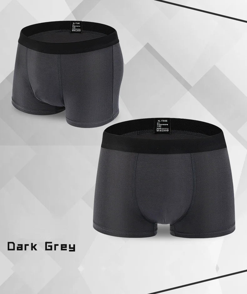 SmartGearPros BambooFlex Boxer Set - 6-Pack Ultra-Soft Breathable Underwear