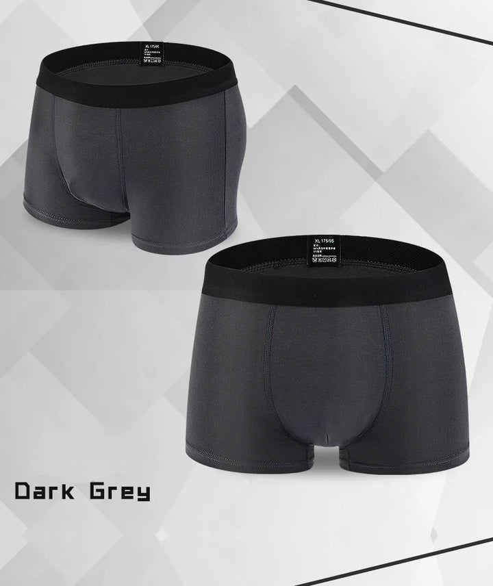 SmartGearPros BambooFlex Boxer Set - 6-Pack Ultra-Soft Breathable Underwear