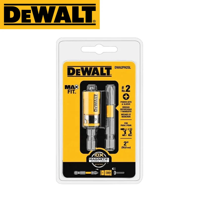 Two DEWALT bits in a plastic package