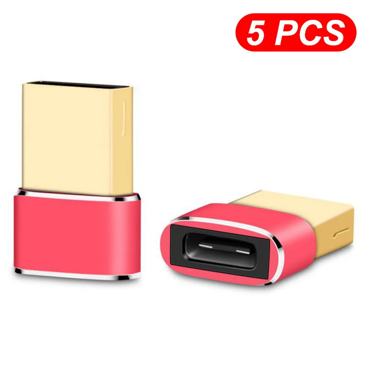 Adapter size comparison next to standard flash drive