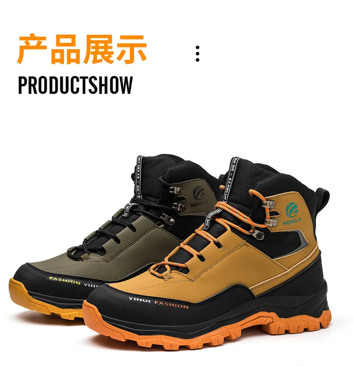 Work Boots Steel Toe Safety Shoes Men Women Anti Smash Work Shoes Sneakers Lightweight Safety Shoes Men Indestructible Boots product image showing features or usage