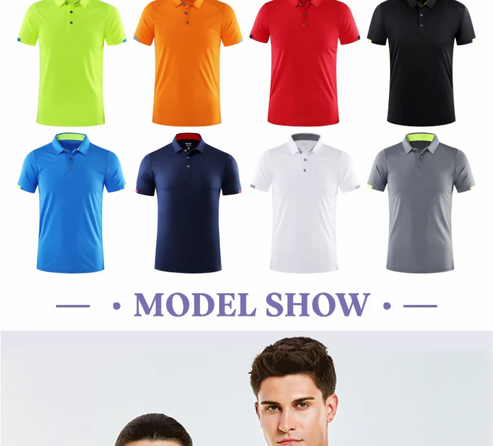 SmartGearPros Quick-Dry Polo – Lightweight Lapel Shirt for Sports & Summer Style