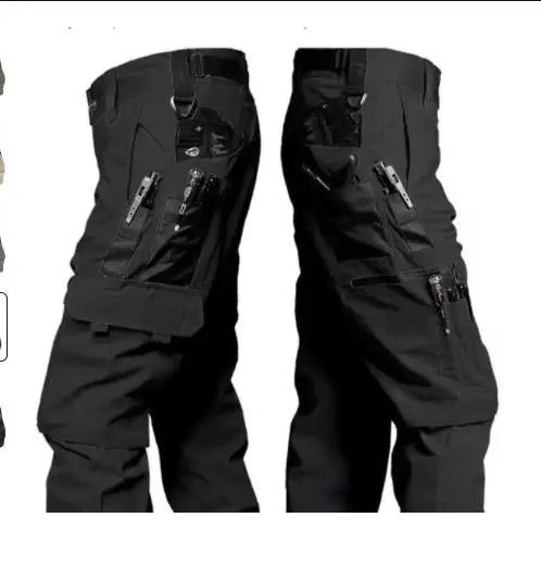 SmartGearPros Men's Rugged Work Pants – Multi-Pocket, Wear-Resistant, Heavy-Duty Straight-Leg Design