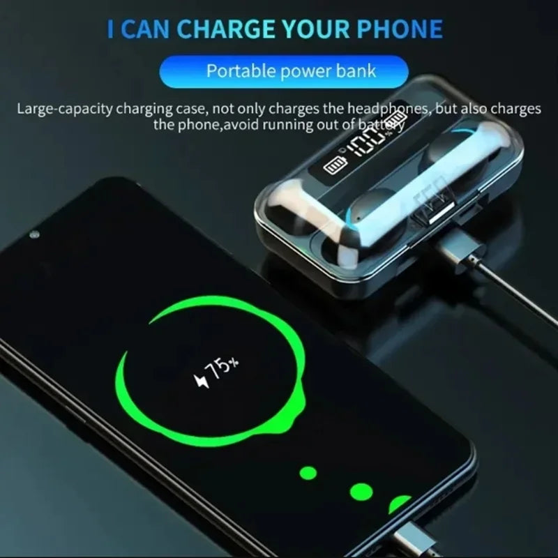SmartGearPros F9-5 Earbuds - TWS Wireless Bluetooth with LED Display