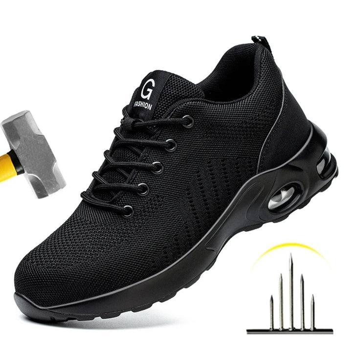 TANRDON Steel Toe Safety Boots – Indestructible Work Sneakers for Men