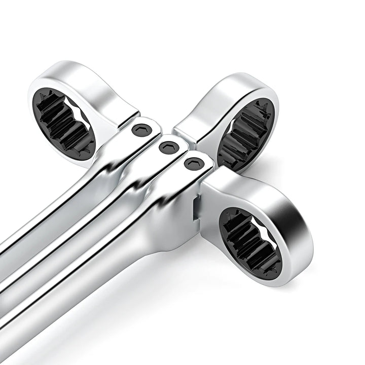 SmartGearPros Ratchet Wrench Set – 8-22mm Metric Combination Kit with Canvas Bag