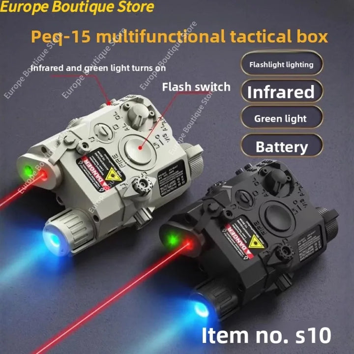 PEQ-15 Tactical Laser & Flashlight Combo – 20mm Rail Mount