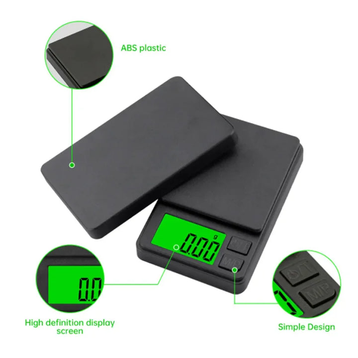 SmartGearPros Precision Pocket Scale – 1000g X 0.1g Digital Gram Scale for Accurate Weighing