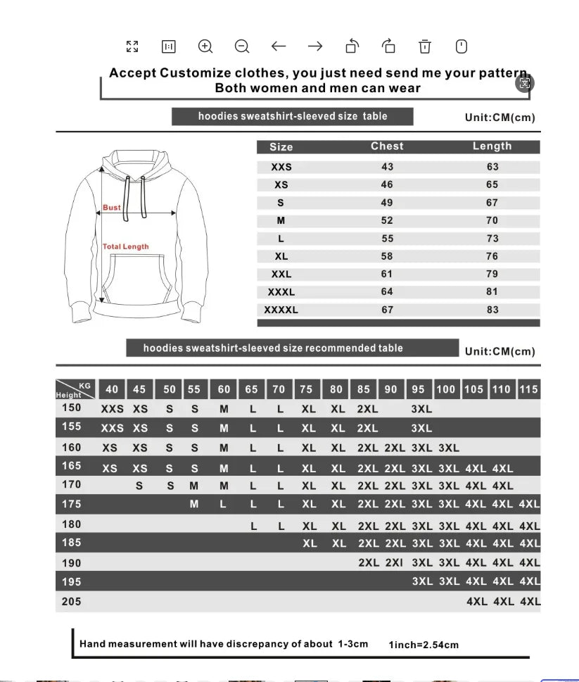 SmartGearPros 3D Print Hoodie – Fashionable Long Sleeve Sweatshirt for Men & Women, Vintage Streetwear Style