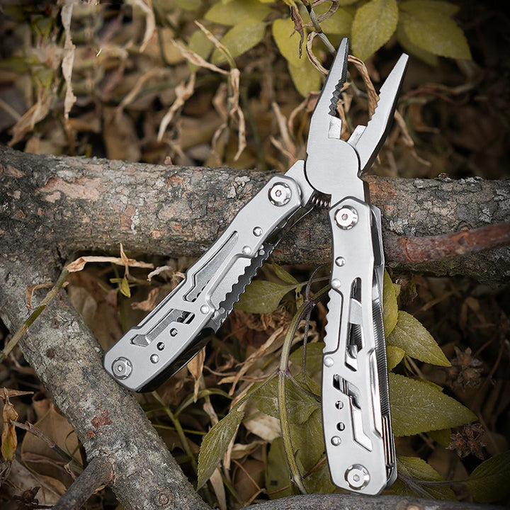 SmartGearPros Folding Multi-Tool – Pliers, Knife, Screwdriver & More in Pocket-Size Stainless Steel Kit