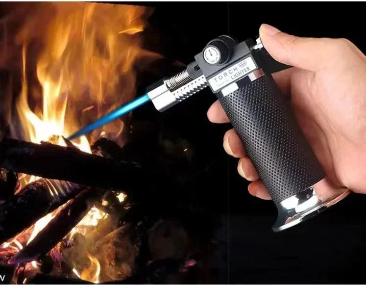 SmartGearPros Windproof Gas Lighter – High-Capacity BBQ & Kitchen Cooking Torch