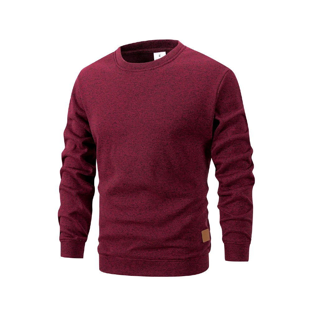 Maroon sweatshirt on a white background