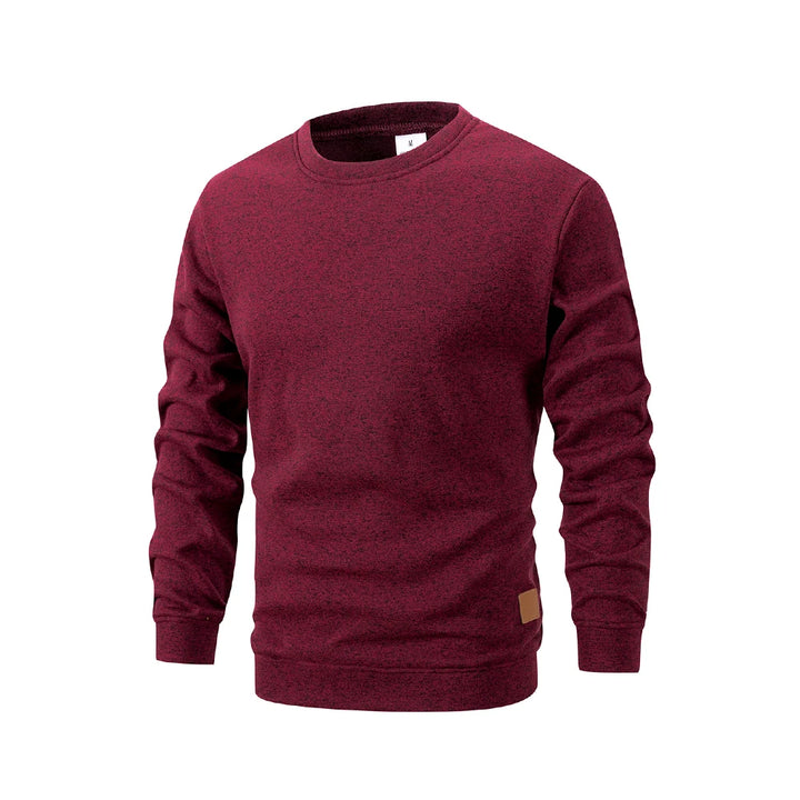 Maroon sweatshirt on a white background