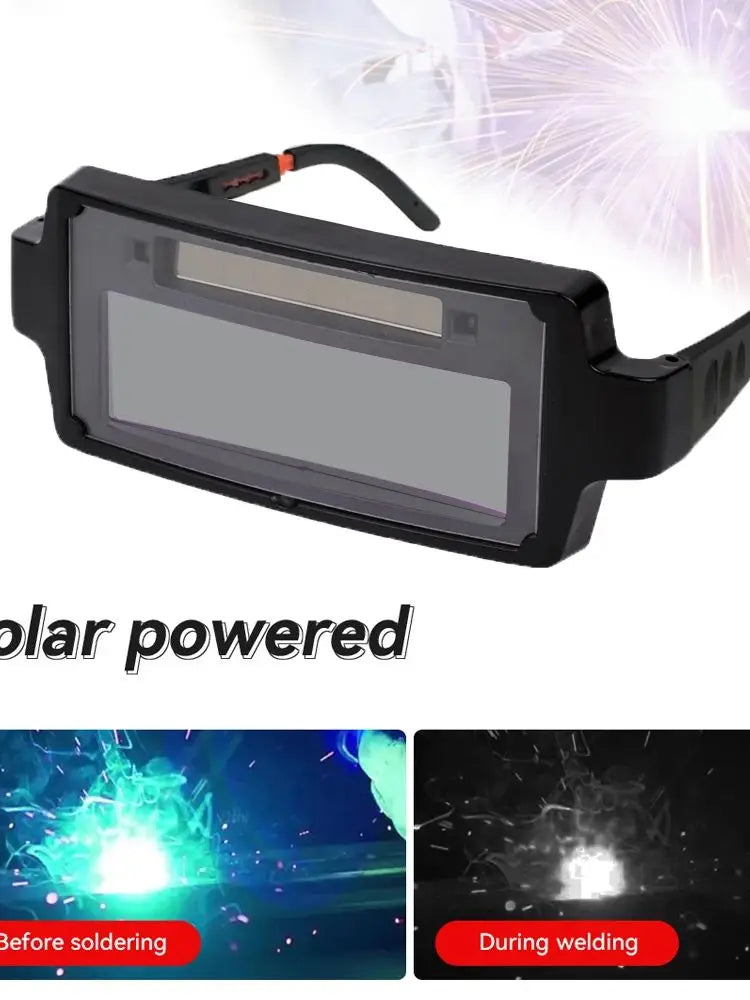 SmartGearPros Solar-Powered Auto-Darkening Welding Helmet - Professional Shade 4/9-13