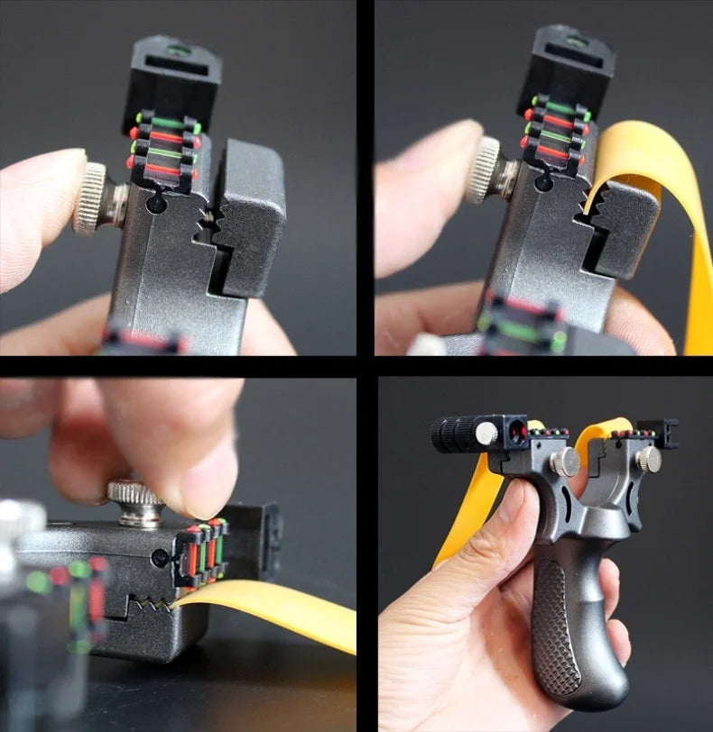 SmartGearPros New Outdoor Hunting Shooting Slingshot - Laser Aiming System for Precision