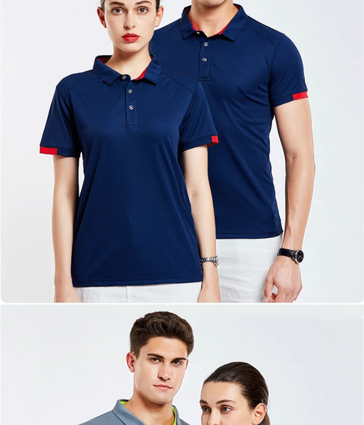 SmartGearPros Quick-Dry Polo – Lightweight Lapel Shirt for Sports & Summer Style