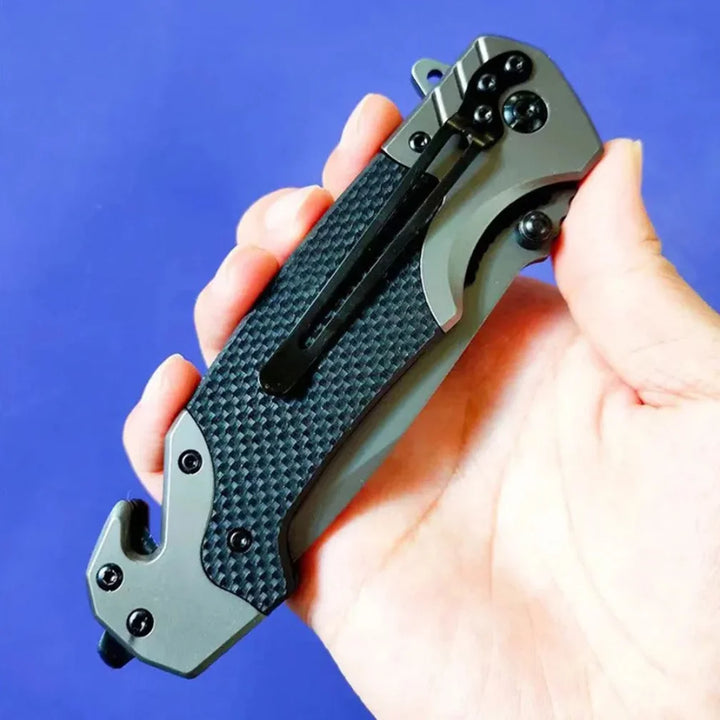 Tactical Folding Knife – Stainless Steel Survival & Camping Blade