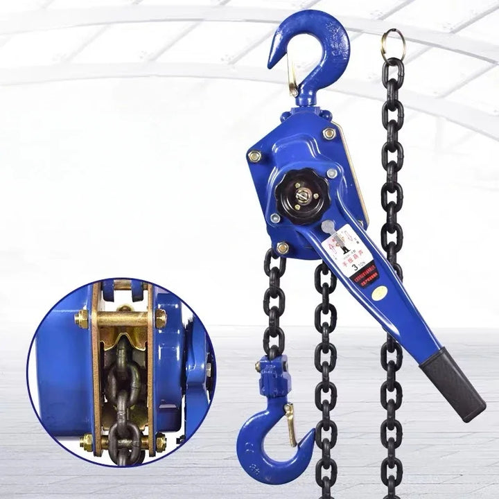SmartGearPros Manual Chain Hoist – Heavy-Duty 1T Pulling Wrench for Construction & Lifting