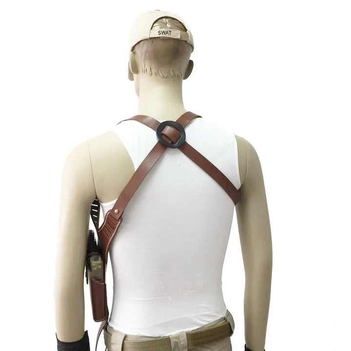 Tactical Leather Shoulder Holster – Concealed Underarm Carry System