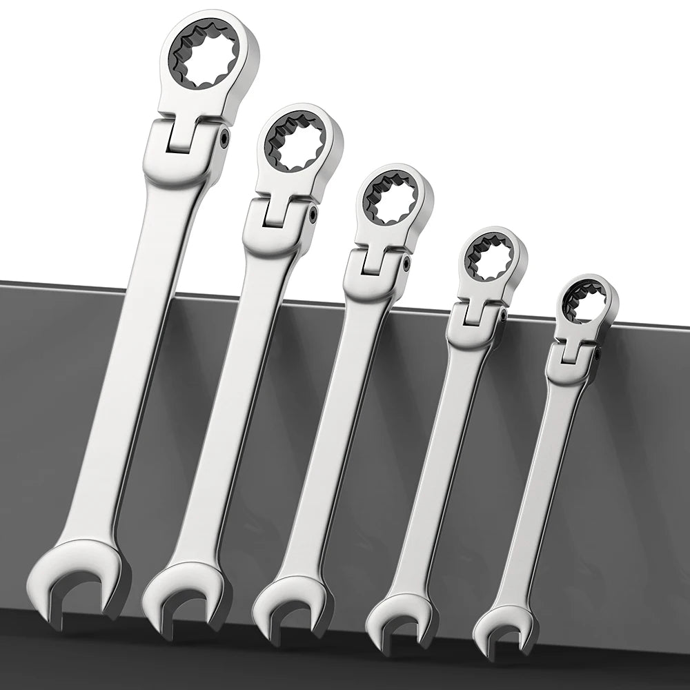 SmartGearPros Ratchet Wrench Set – 8-22mm Metric Combination Kit with Canvas Bag