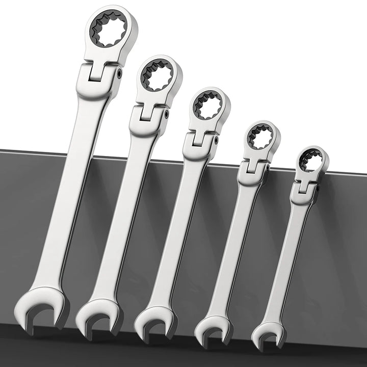 SmartGearPros Ratchet Wrench Set – 8-22mm Metric Combination Kit with Canvas Bag