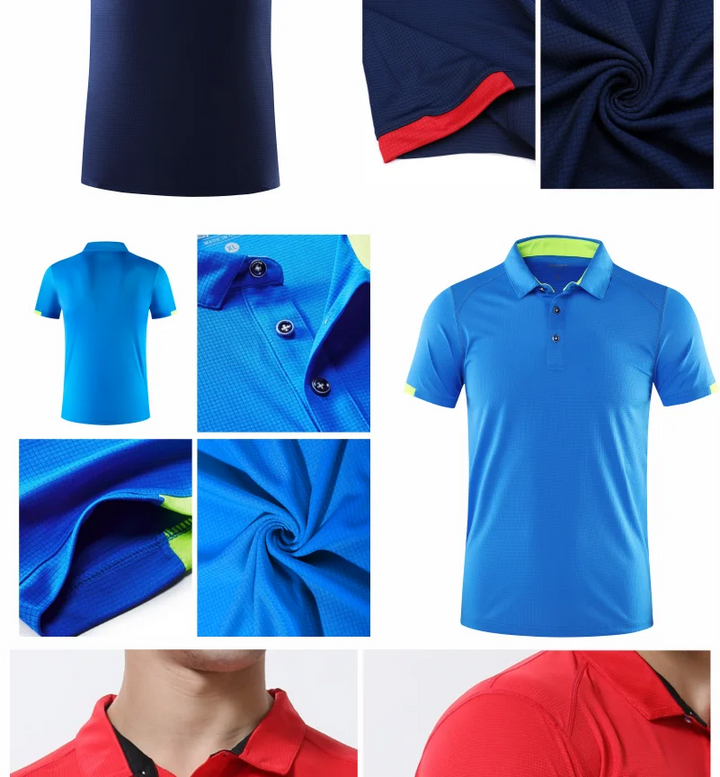 SmartGearPros Quick-Dry Polo – Lightweight Lapel Shirt for Sports & Summer Style
