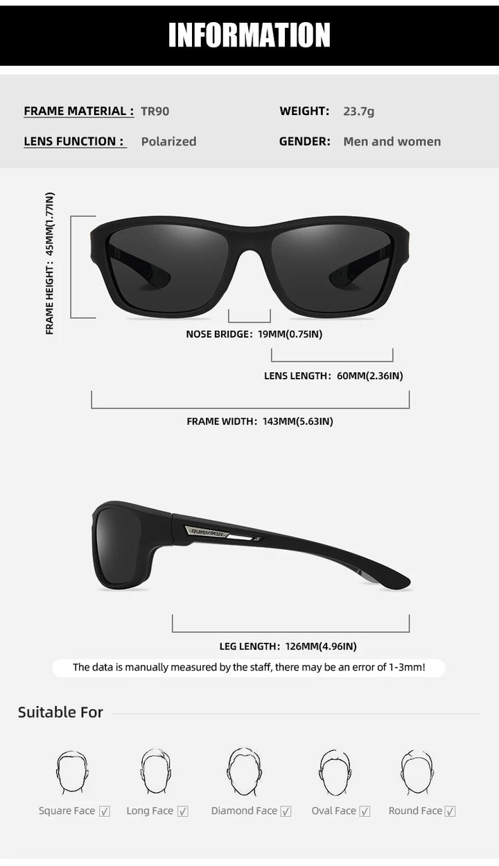 SmartGearPros SmartGearPros Polarized Sports Sunglasses – UV400 Protection for Fishing, Baseball, Softball, Running & Outdoor Adventures