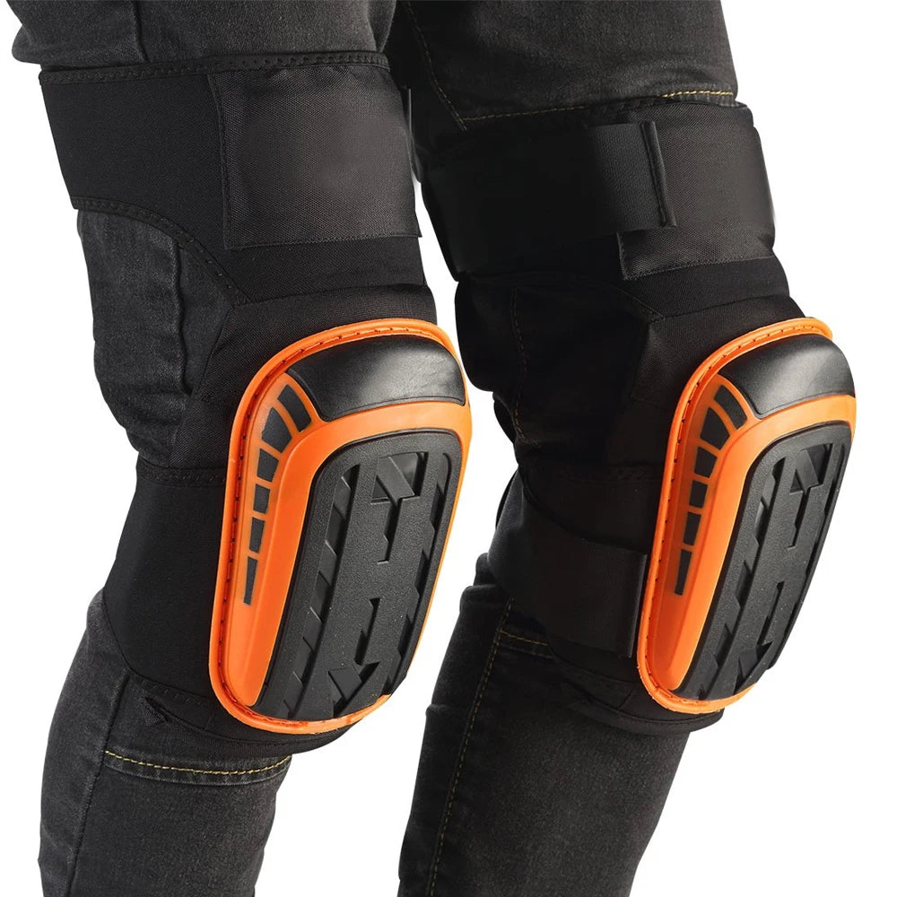 Professional Heavy Duty Eva Foam Padding Knee Pads With Comfortable Gel Cushion And Adjustable Straps For Working Gardning product image showing features or usage