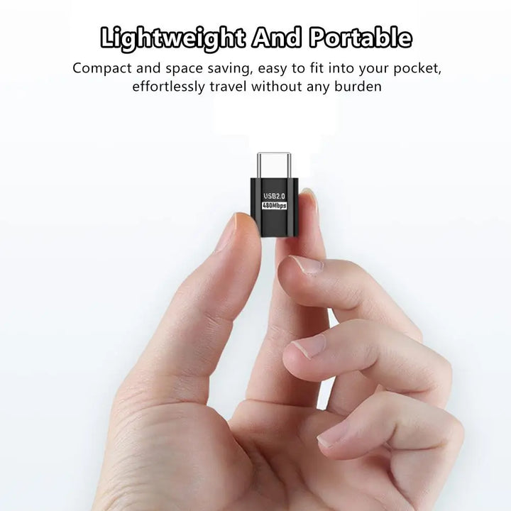 SmartGearPros USB to Type-C Adapter | Universal OTG USB-C to USB-A & Micro USB Converter | Fast Data Transfer & Charging for Huawei, POCO, Laptops & More