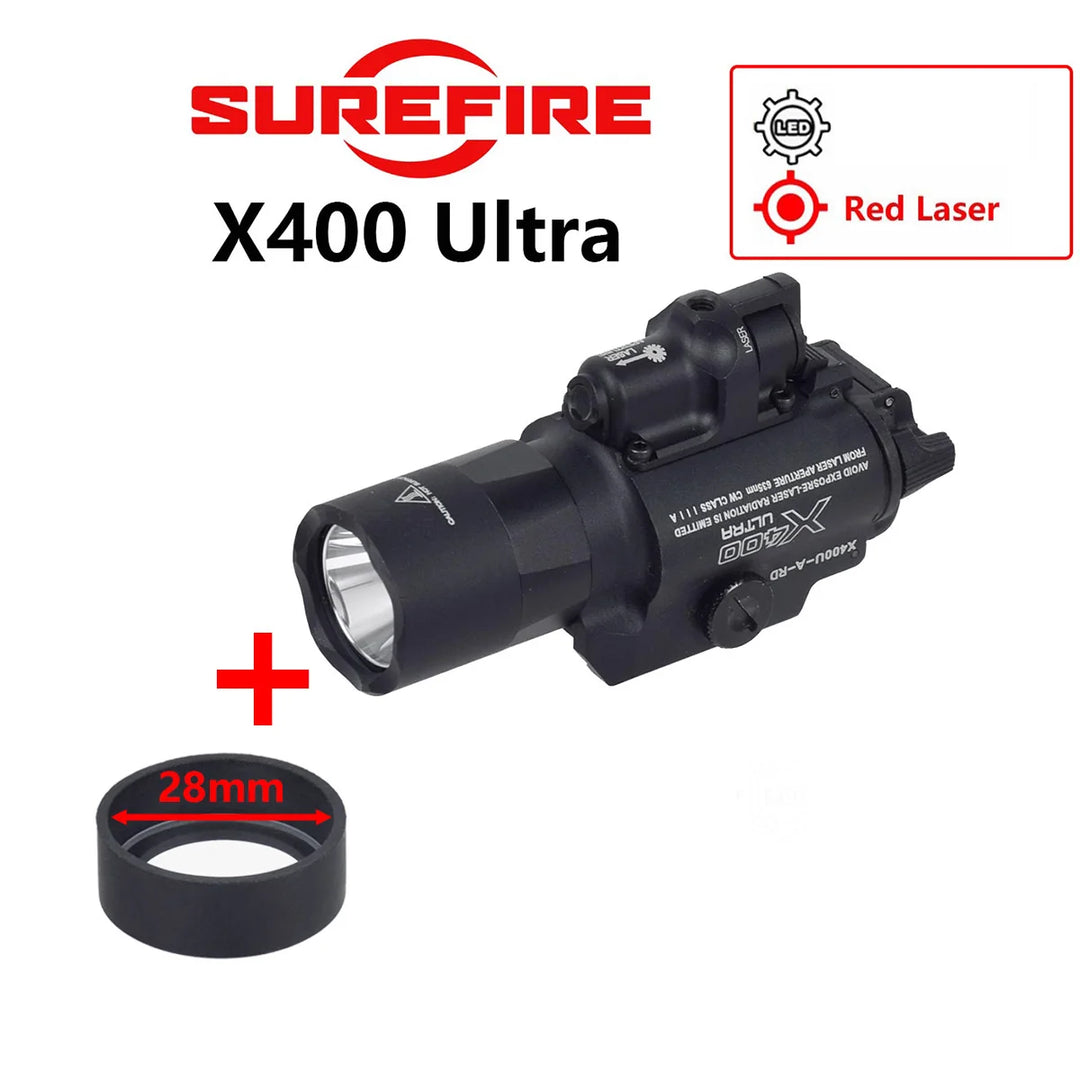 SmartGearPros Tactical SureFire M600 Weapons Flashlight - Hunting Scout Torch for AR15 Rifle