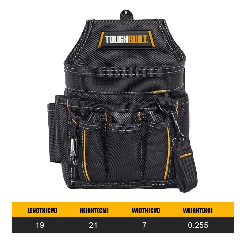 Pouch featured with measuring tape and small hardware