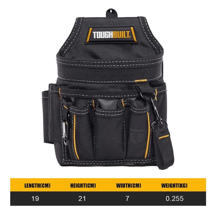 Pouch featured with measuring tape and small hardware