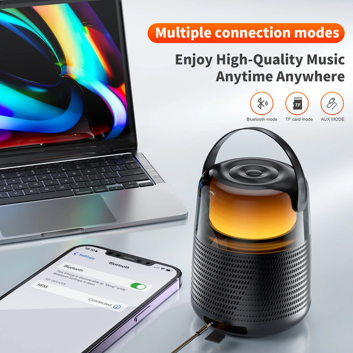 SmartGearPros QERE HF55 Bluetooth Speaker – Hi-Res 20W Audio with Dual Drivers & Premium Build