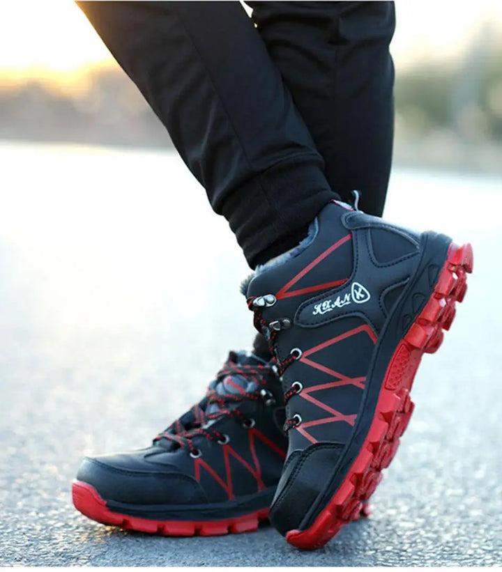 SmartGearPros Men's Steel Toe Safety Boots - Slip-Resistant Puncture-Proof Work Boots