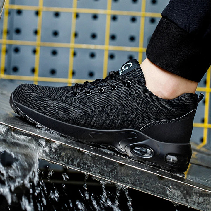 TANRDON Steel Toe Safety Boots – Indestructible Work Sneakers for Men