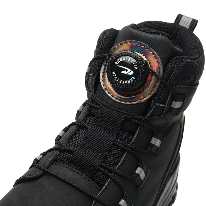 SmartGearPros Indestructible Steel-Toe Boots – Waterproof Safety Footwear for Rugged Work & Weather