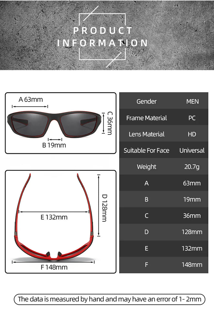 SmartGearPros Polarized Driving Sunglasses – UV400 Sport Shades for Cycling, Travel & Daily Protection