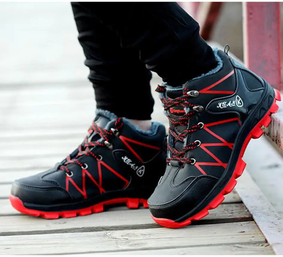 SmartGearPros Men's Steel Toe Safety Boots - Slip-Resistant Puncture-Proof Work Boots