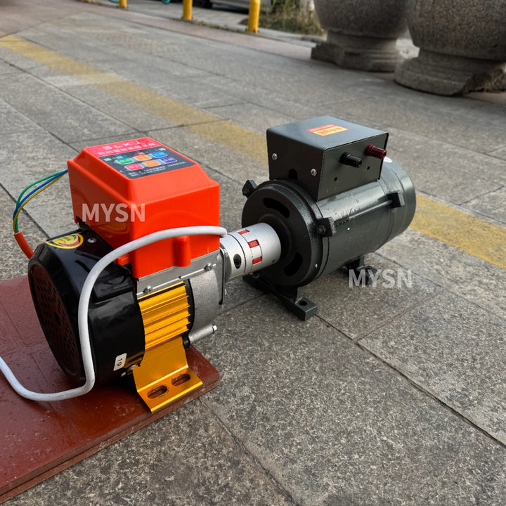 SmartGearPros Electric Generator 3KW-7KW - Magnetic Alternator Brushless Generator Set with Adjustable Speed Motor