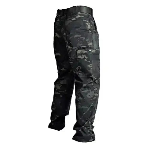 SmartGearPros Men's Rugged Work Pants – Multi-Pocket, Wear-Resistant, Heavy-Duty Straight-Leg Design