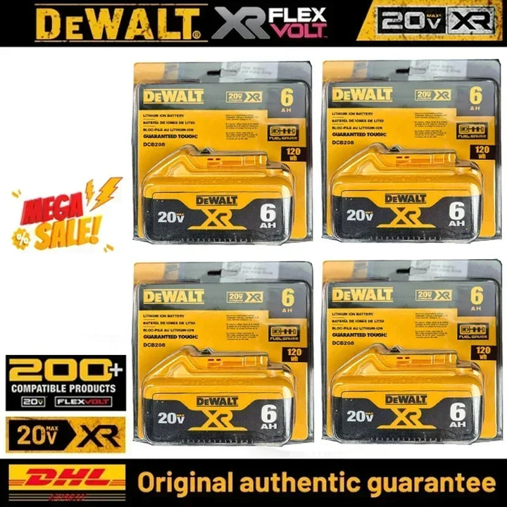 SmartGearPros DeWalt Flexvolt 20V Battery & Fast Charger - 6.0Ah High-Capacity