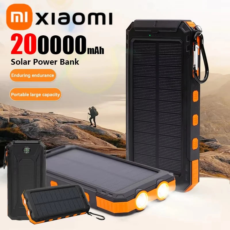 SmartGearPros Solar Titan – 50000mAh Solar Power Bank for Outdoor, Emergency & Everyday Power