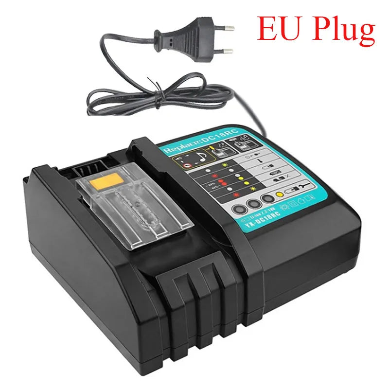 DC18RC Battery Charger for Makita 14.4V/18V – 3A Fast Li-Ion Charger