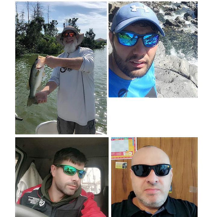 SmartGearPros Polarized ProVision Sunglasses – Anti-Glare Shades for Fishing, Driving & Outdoor Action