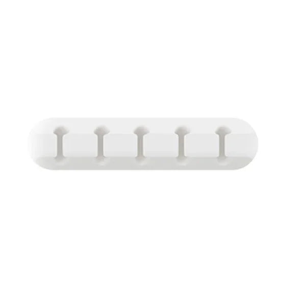 SmartGearPros Silicone USB Cable Organizer – 3/5/7-Hole Cable Winder for Desk, Car, or Wall Mounting