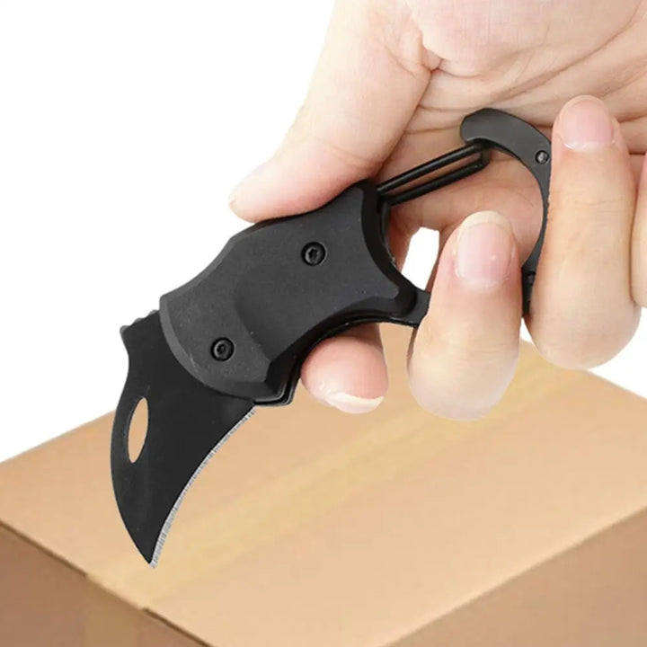 SmartGearPros Small Carabiner Folding Knife – Multi-Function Pocket Knife for Camping & Everyday Carry