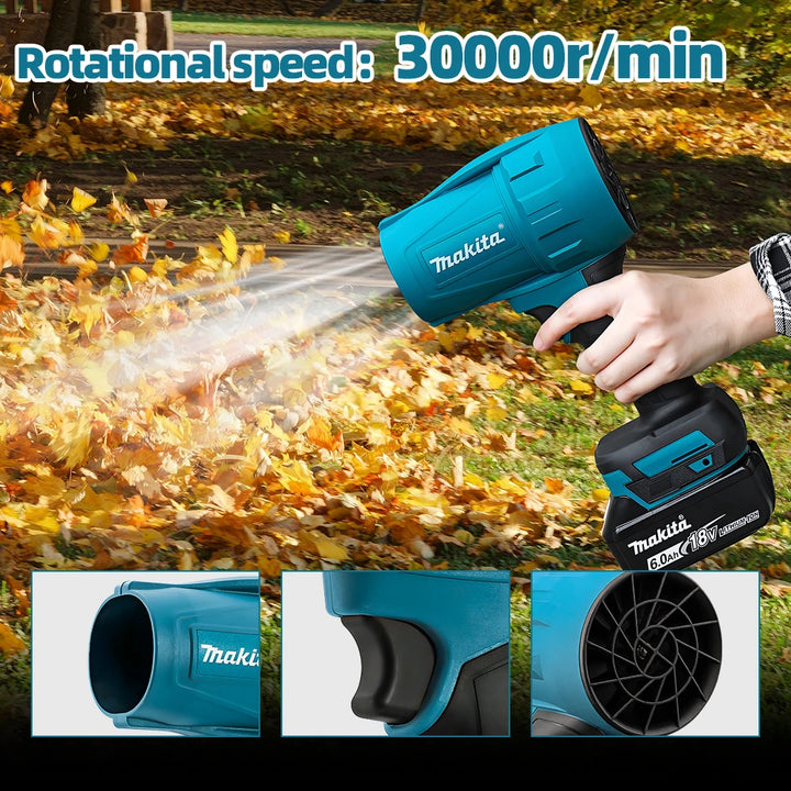 SmartGearPros 30,000RPM Turbo Jet Blower – Ultra-Powerful Cordless Air Tool for Makita 18V Batteries