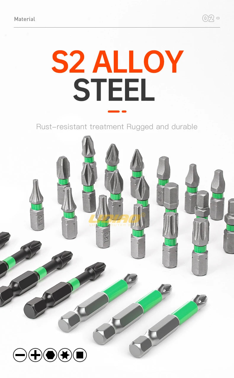 Lidiao 35Pcs Screwdriver Drill Bit Set Magnetic Bit Hexagon Socket Set With Included Storage Case Multifunction Repair Tool Kit product image showing features or usage